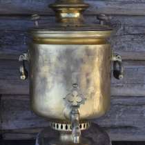 Самовар царский Печать Колокол Шапка Мономаха с № 13967 золо, в Чебоксарах
