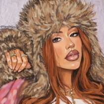 Диджитал портрет на заказ по фото, в Москве