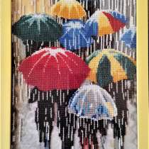 Картина вышитая бисером "Летний дождь", в г.Мелитополь