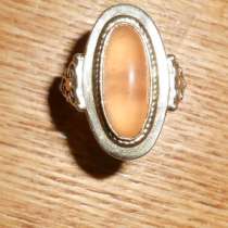 Кольцо перстень серебро 875 скань СССР, в Иванове