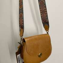 Новая кожаная сумка с биркой с двумя ремнями, в Санкт-Петербурге