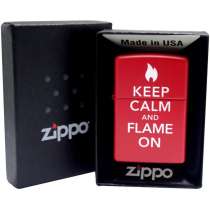 Zippo 28671 keep calm AND flame ON, в Москве