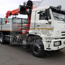 Бортовой автомобиль КАМАЗ 65117 с КМУ Kanglim KS1256G-II, в Ярославле