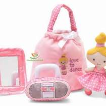 Розовые мягкие игрушки для девочки (цена за набор), в Перми