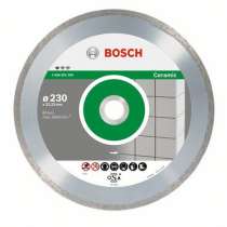 Круг алмазный Bosch Standard for ceramic 230 Х 22 корона (сплошной), в Санкт-Петербурге