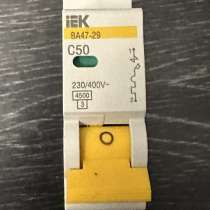 Автоматический выключатель IEK MVA20-1-050-C (ВА47-29), 50А, в Балашихе