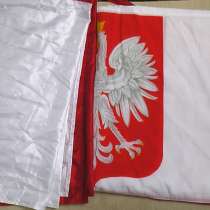 Флаги польские с гербом и без. новые, в Саратове