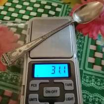 Ложка серебро 875 пробы 31,1 грамм. 15,2 см, в Таганроге