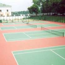 Спортивное покрытие эластичное, выравнивающее, смягчающее для теннисных кортов, детских площадок, внутренних и наружных работ., в Рязани