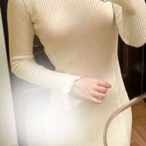 Белое базовое длинное платье за 1300, в Грозном