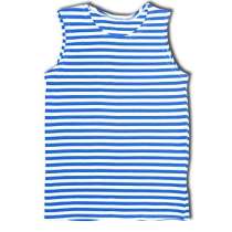 Тельняшка-майка, голубая полоса, в Москве