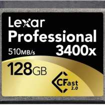 Lexar Professional 3400x CFast 2.0 128GB, в Москве