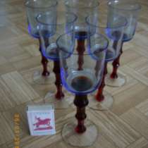 Оригинальные трехцветные бокалы для вина, в Благовещенске