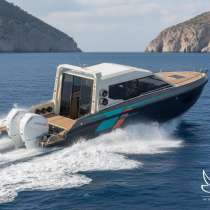 Алюминиевый катер Атлантик 8.7 с реданом, кабинник на заказ, в Самаре