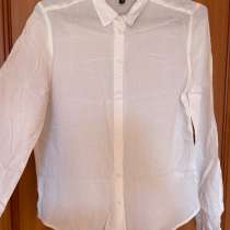 Рубашка белая 42-44 размер H&M, в Тюмени