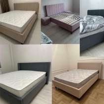 Кровать с подъемным механизмом и бельевым ящиком внизу, в Москве