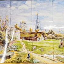 Панно "Московский дворик", в Москве