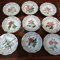 Коллекционные тарелочки Розы, Германия, Schumann, в Москве
