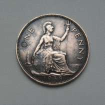 Монета 1 Пенни 1938 год Великобритания, в Москве