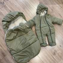 Зимний конверт и комбенизон от 0 до 3 мес, в Домодедове