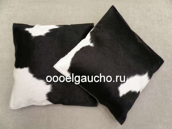 Декоративные подушки из шкур коров, лисы и чернобурки в Москве фото 10