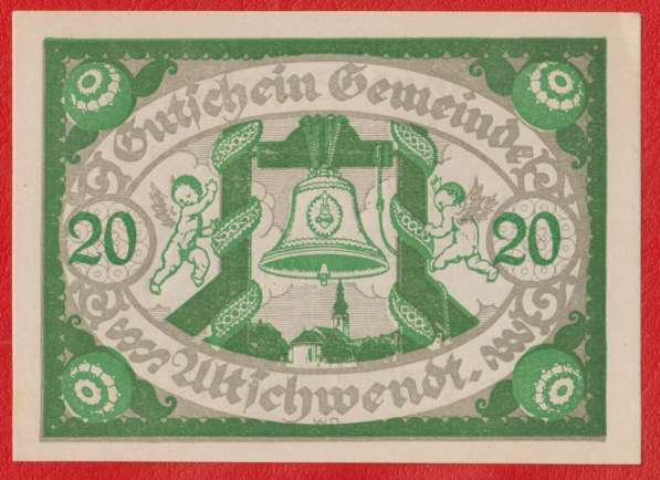 Австрия Альчвендт нотгельд 20 геллеров 1920 г