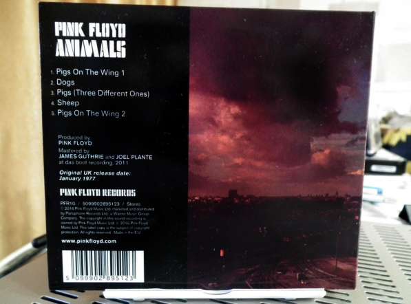 Pink Floyd. Animals.1977.2016.CD в Магнитогорске фото 8