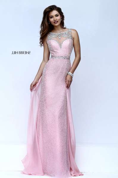 Вечернее платье розовое Sherri Hill