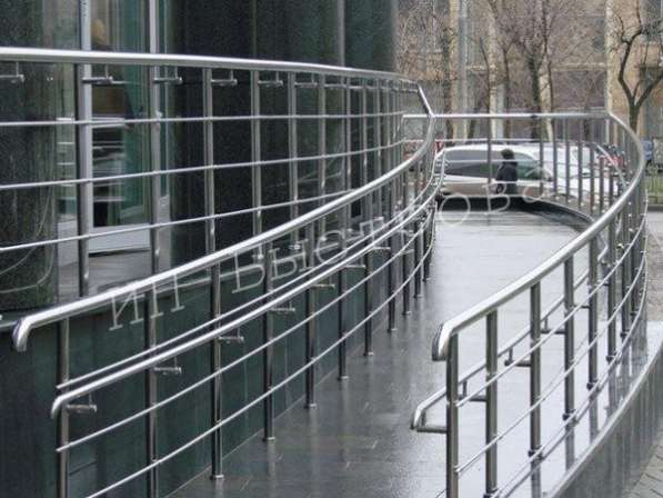 Перила из нержавеющей стали в фото 41