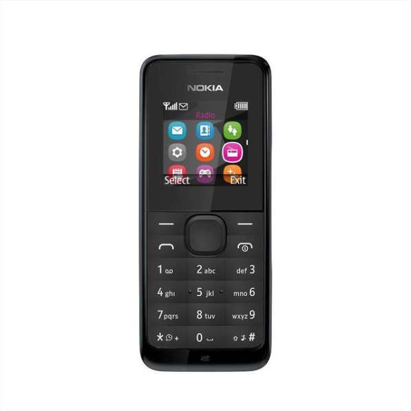 Телефон мобильный Nokia 105 Black