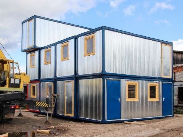 Бытовки Блок-контейнеры Модульные здания Изготовим в Санкт-Петербурге фото 3