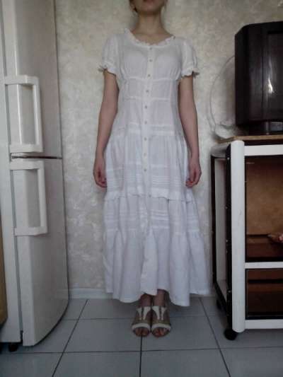новое льняное белое платье в Ростове-на-Дону