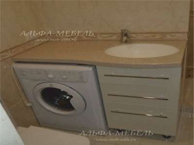 Мебель для ванной на заказ Альфа-Мебель в Самаре фото 3