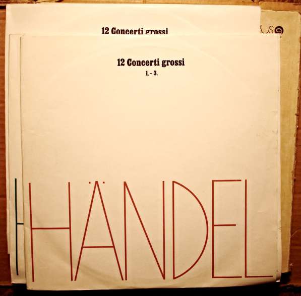 Пластинка виниловая Handel – 12 Concerti Grossi / Opus 6