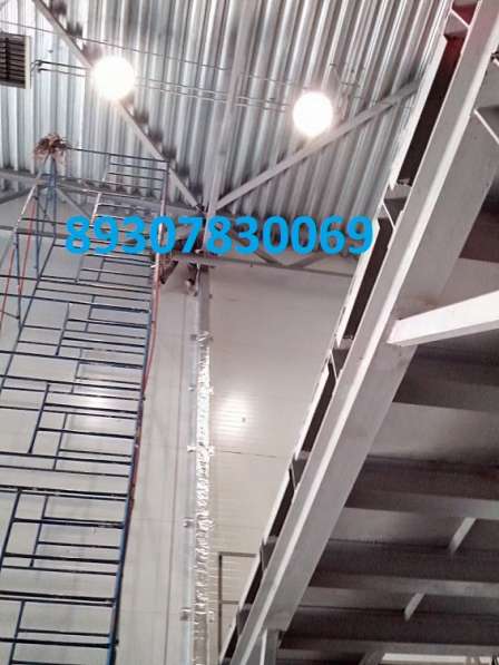 Покрас металлоконструкций, башен, труб, фасадов. Такие работ