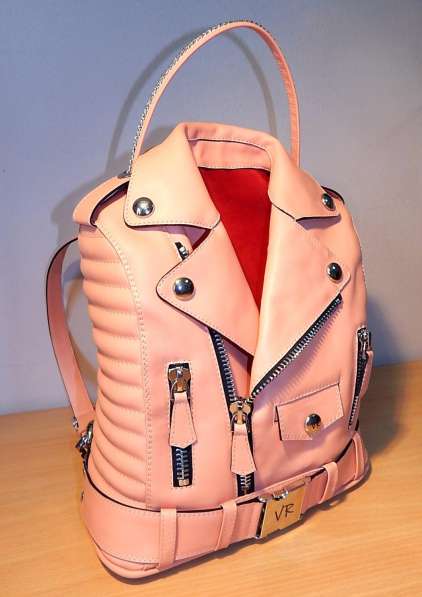 Эксклюзивный женский рюкзак из натуральной кожи в фото 10