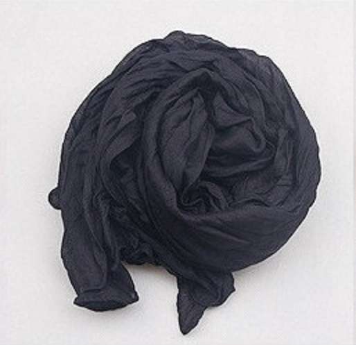 Чёрный шарф - палантин (не требует глажки) в Перми фото 3