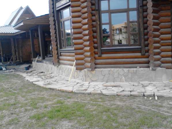 Песчаник используют в виде дикого природного камня в Красноярске фото 4