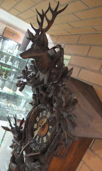 Часы охотничья тематика настенные в деревянном корпусе в Ставрополе фото 7