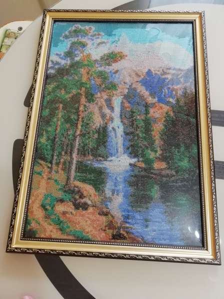 Картина крестиком Водопад в Оренбурге фото 3
