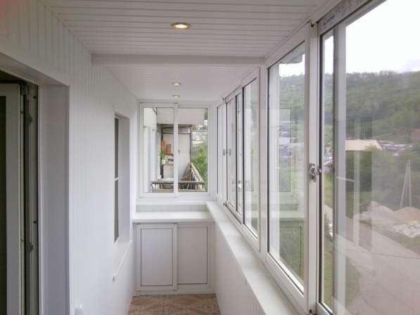 Окна из алюминия на 6 м балкон