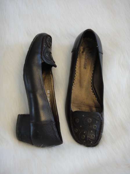 Туфли кожаные, темно-коричневые, 37 размер в Санкт-Петербурге фото 3