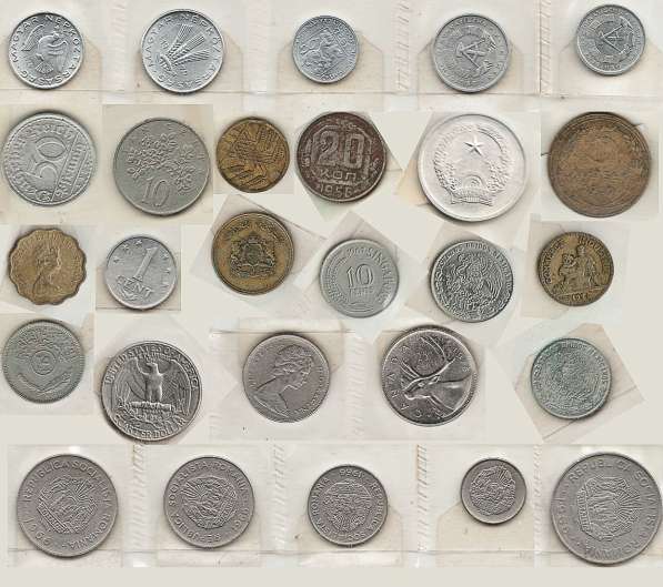 Монеты разных стран никель медь евроценты нумизматика Азия в 