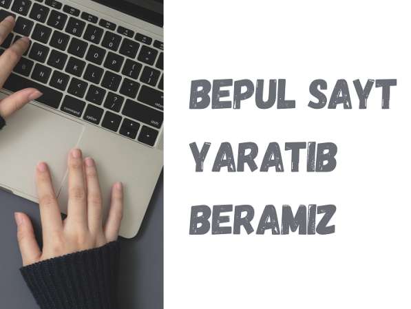 Bepul sayt yaratamiz