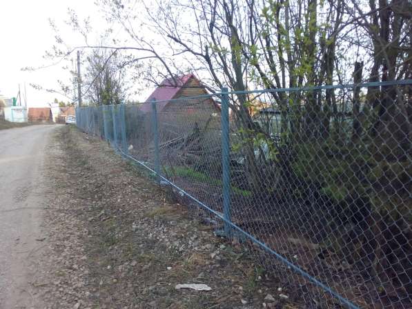 Забор из профнастила и рабицы в Перми
