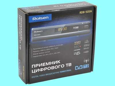 Ресивер DVB-T2 ROLSEN RDB-505N в Москве