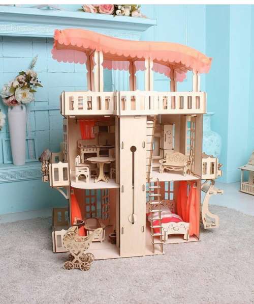 Кукольный дом Барби 102 см высота в Красноярске фото 23