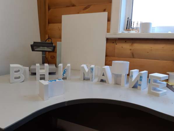 Объемные световые буквы, вывески. Презенталь Байкал в Иркутске