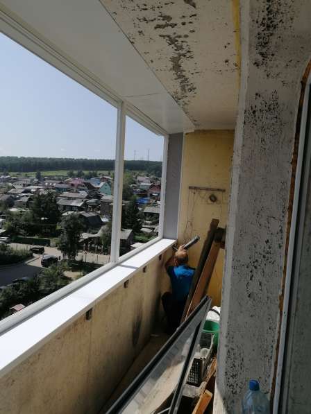 Остекление балкона в Иркутске фото 4