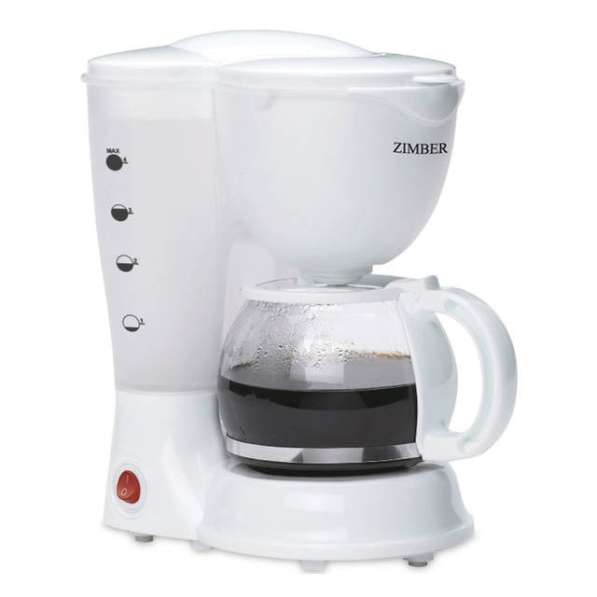 Кофеварка Zimber ZM-11009 белый